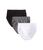 color Excalibur/White/Black, Bali | Comfort Revolution Microfiber Hi-Cut Panty 3-Pack