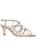 颜色: steel luna, Nina | Neptune Womens Leather Open Toe Strappy Sandals