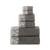 颜色: Gray, Superior | Wisteria Floral Embroidered Jacquard Border Cotton Towel Set, 6 Piece