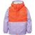商品Marmot | Marmot Kids' PreCip Eco Jacket颜色Red Sun / Paisley Purple