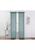 颜色: Blue, Kate Aurora | Kate Aurora 2 Pack Sparkly Metallic Sheer Grommet Curtains - 52 in. W x 84 in. L, Gray