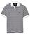 商品Nautica | Men's Classic Fit 100% Cotton Soft Short Sleeve Stripe Polo Shirt颜色Bright White