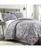 颜色: Black, SOUTHSHORE FINE LINENS | Classic Paisley 3-Piece Duvet Cover and Sham Set