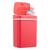 颜色: Magenta, NINE STARS GROUP USA INC | Nine Stars 3.2 Gallon Plastic Sensor Trash Can