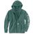 商品Carhartt | Carhartt Men's Rain Defender Loose Fit Fleece-Lined Logo Graphic Sweatshirt颜色Slate Green Heather