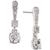 商品Givenchy | Silver-Tone Crystal Drop Linear Earrings颜色Crystal