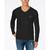 商品Lacoste | Men's V-Neck Long Sleeve Jersey T-Shirt颜色Black