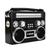 颜色: black, Supersonic | Portable 3 Band Radio with Bluetooth and Flashlight