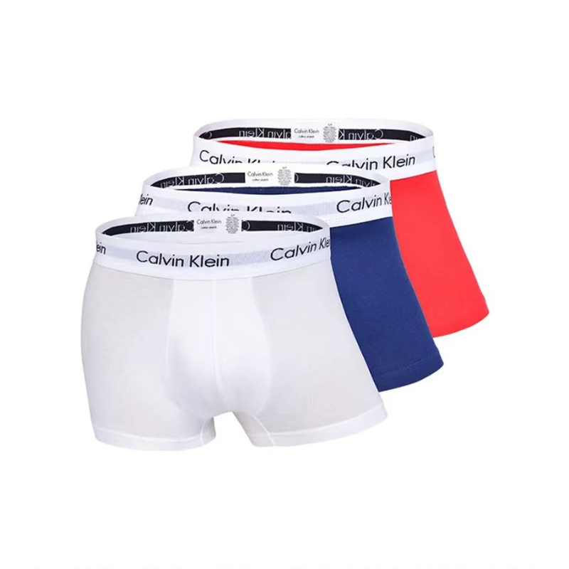 颜色: 白蓝红, Calvin Klein | CALVIN KLEIN UNDERWEAR CK男士内裤3条装