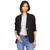 Michael Kors | Women's Knit One-Button Blazer, Regular & Petite, 颜色Black