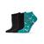 Memoi | Women's 3 Pair Pack Swan Socks Set, 颜色Columbia