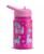 颜色: Pink, JoyJolt | Kids Stainless Steel Water Bottle with Straw Lid, 12oz