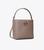 Tory Burch | Small McGraw Bucket Bag, 颜色Silver Maple