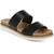 color Black Leather, Sam Edelman | Sam Edelman Womens Asha Leather Studded Slide Sandals