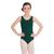 商品第3个颜色Evergreen, Capezio | Big Girls High Neck Tank Leotard