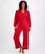 颜色: Crimson Leaf, INC International | Women's 2-Pc. Piped-Trim Satin Pajamas Set, Created for Macy's