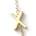 颜色: X, Maya Brenner Designs | 14k Yellow Gold Mini Letter Necklace