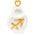商品第4个颜色SAGITTARIUS, MISHO | Zodiac Collection 22K Gold-Plated & Baroque Pearl Necklace