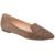 Journee Collection | Journee Collection Womens Mindee Faux Suede Slip On Loafers, 颜色Taupe