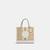 商品Coach | 蔻驰22新品Dempsey 托特包22 颜色gold/light khaki chalk