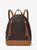 color BRN/ACORN, Michael Kors | Brooklyn Medium Logo Backpack