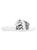 color WHITE, Versace | Logo Slide Sandals