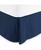颜色: Navy, Bare Home | Double Brushed Bed Skirt
