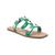 商品Marc Fisher | Women's Bonis Studded Slide Sandals颜色Sweet Green