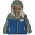 Patagonia | Reversible Tribbles Hooded Jacket - Infants', 颜色Superior Blue