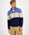 颜色: Navy Blue, Club Room | Men's Tri-Block Full-Zip Sweater, Created for Macy's