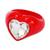 商品第2个颜色Red, GUESS | Silver-Tone Crystal Heart-Shape Accent Ring