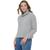 商品Calvin Klein | Women's Cable Knit Sleeve Sweater颜色Heather Granite