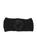 颜色: BLACK, Surell | Girl's Rib Knit Faux Fur Pom Pom Headband