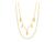 Sterling Forever | Evil Eye, Hamsa & Figaro Chain Layered Necklace, 颜色Gold