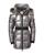 商品SAM. | Girls' Soho Belted Down Puffer Jacket - Little Kid, Big Kid颜色Gunmetal