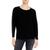 商品Tahari | T Tahari Womens Studded Boatneck Pullover Sweater颜色Black