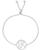 颜色: R, Macy's | Diamond Accent Initial Bolo Bracelet in Silver-Plate