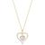 颜色: Opal, Macy's | Birthstone Gemstone & Diamond Accent Heart 18" Pendant Necklace in 14k Gold-Plated Sterling Silver