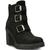 color Black Nubuck, Timberland | Women's Lana Point Buckled Block-Heel Boots