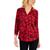 商品Charter Club | Women's Floral-Print Top, Created for Macy's颜色Ravishing Red Combo