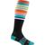 商品Darn Tough Vermont | Darn Tough Women's Glacier Stripe OTC Sock颜色Black