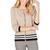 商品Karen Scott | Karen Scott Womens Button-Up Long Sleeves Cardigan Sweater颜色Chestnut Heather Combo