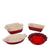 颜色: Cerise, Le Creuset | 4 Pc Stoneware Baking Set