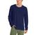 商品Alfani | Men's Long Sleeve Supima Crewneck T-Shirt, Created for Macy's颜色Navy Blue