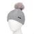 Moosejaw | Moosejaw Women's Bells and Whistles Polartec Pom Cuff Beanie, 颜色Heather Grey