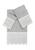 颜色: Light Gray, Linum Home Textiles | ARIAN 3PC Cream Lace Embellished Towel Set