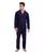 颜色: Navy, Hanes | Men's Big and Tall Cotton Modal Knit Pajama, 2 Piece Set