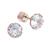 商品Kate Spade | Crystal Stud Earrings颜色Clear/Rose Gold