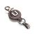 color U, Mio Marino | Retro Leather Alphabet Keychain
