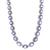 商品Macy's | Multi-Stone Oval Link 18" Statement Necklace in 14k Gold-Plated Sterling Silver颜色Tanzanite